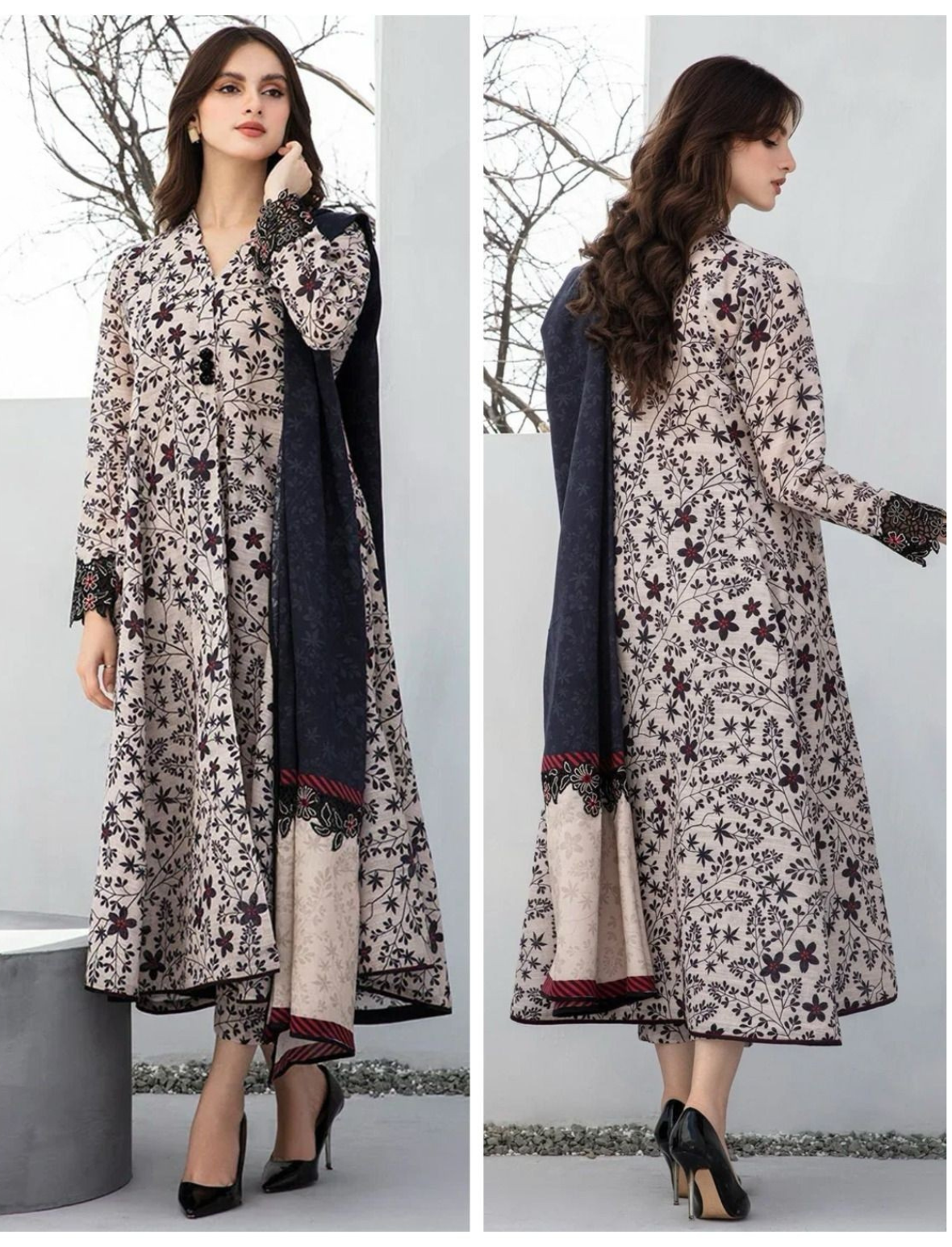 3 PC Digital Printed LAWN