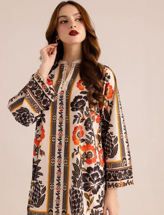 TITLEE BANADORA LAWN BY LYALLPUR CLICKS. 2 PC DIGITAL PRINTED LAWN. LC-TIT-1001